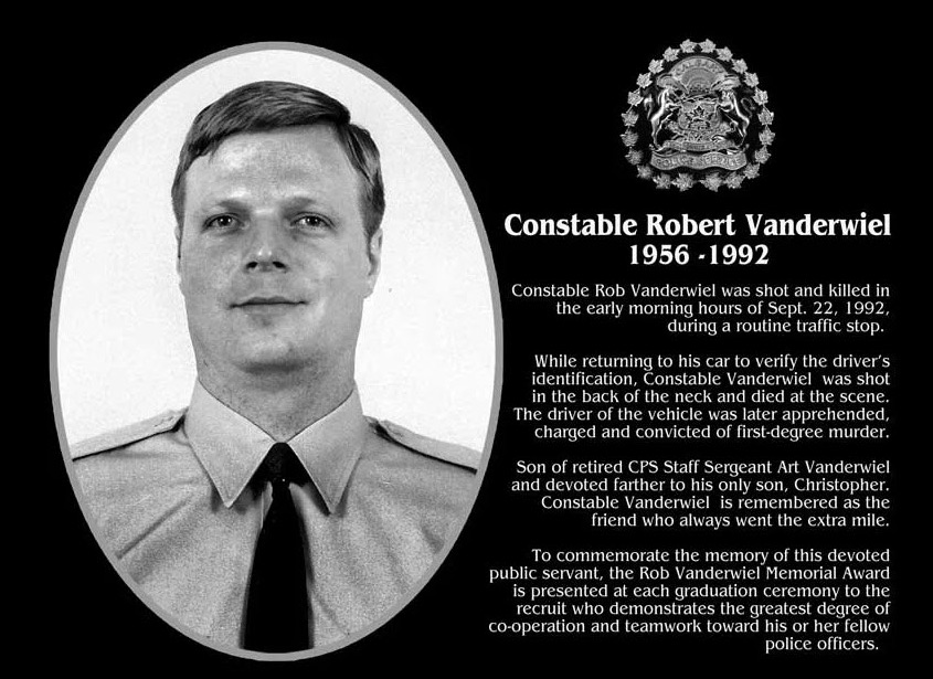 Cst. Robert Vanderwiel