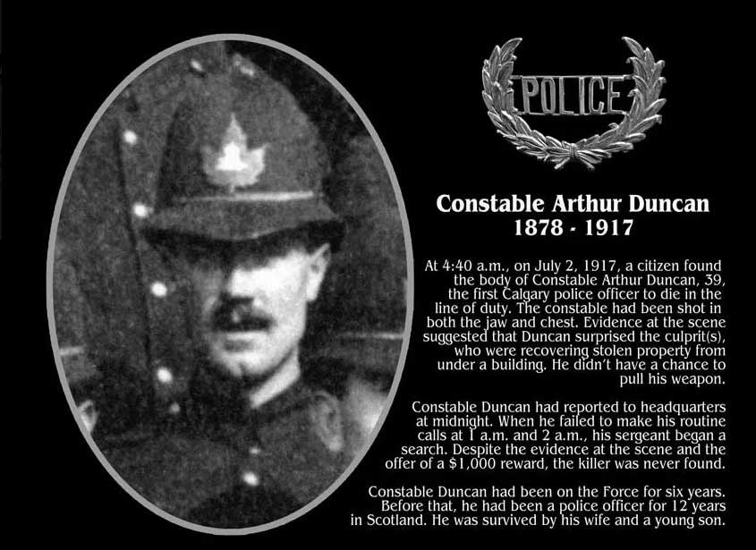 Cst. Arthur Duncan